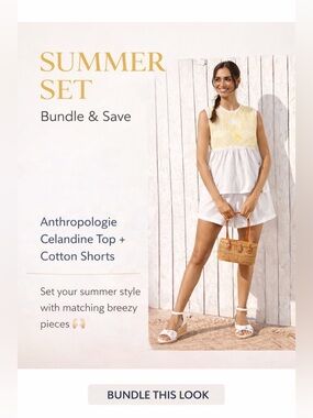 Anthropologie Celandine Embroidered Poplin Babydoll Top NWT S SOLD OUT